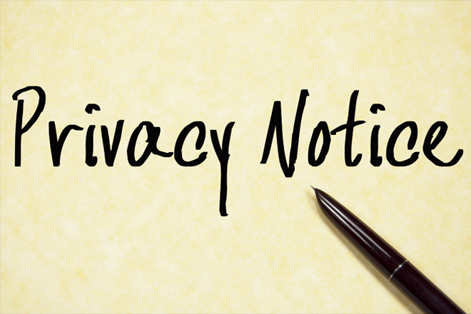 Privacy notice