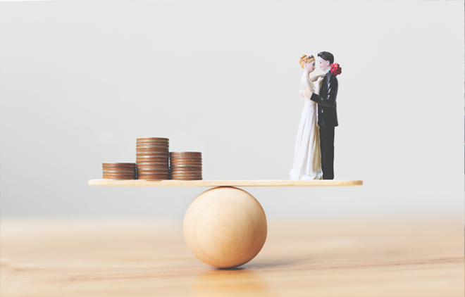 Image of a scale with pennies and a couple on.