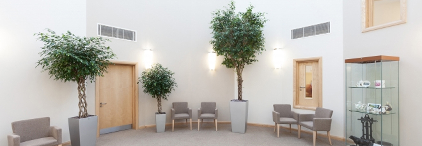 Image of the inside of the ceremony room.